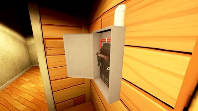 Полная анимация колеса и соседа Hello Neighbor Alpha 1 смотреть онлайн