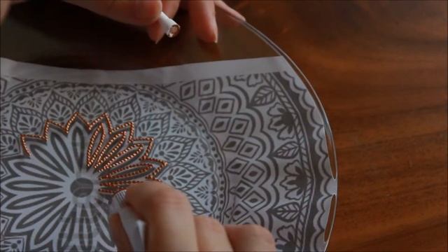 МК рисование тарелочки смотреть онлайн