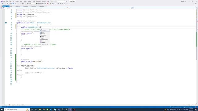 Unity - Quit with Button Click or Keyboard Input смотреть онлайн