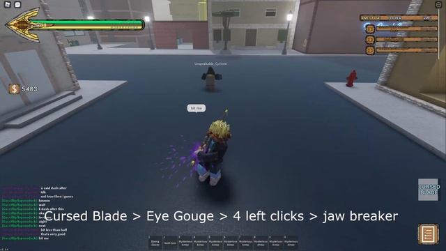 [YBA] Anubis Basic Combos