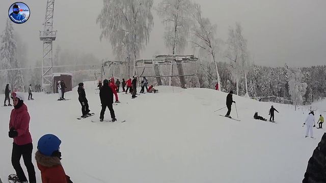 Riekstukalns Baldone горные лыжи Латвия Latvija смотреть онлайн