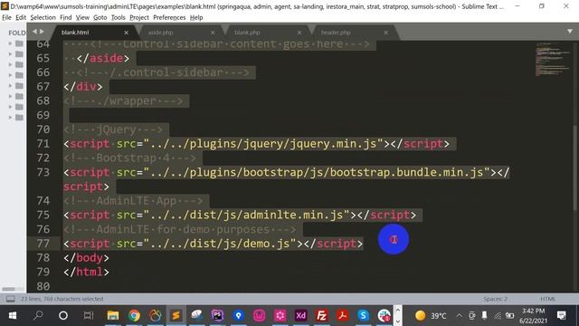 AdminLTE Integration with PHP Tutorial in Hindi/Urdu | PHP Web Development Course For Beginners смотреть онлайн