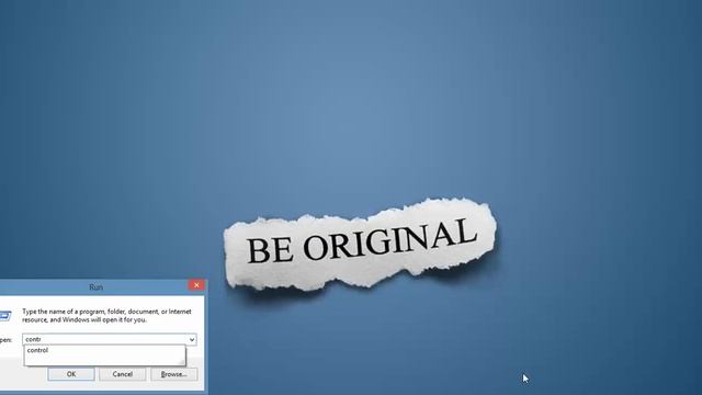 How to Open Control Panel through Run Command in Window 7, 8, 8 1 & 10 смотреть онлайн