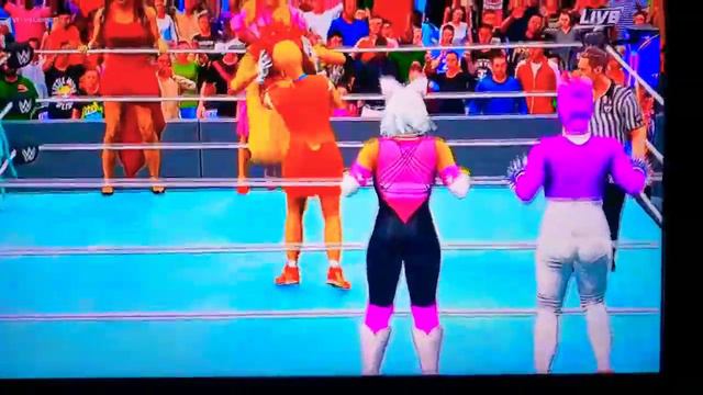 WWE 2K18: Peach, Daisy, Rosalina & Pauline VS. Amy, Cream, Blaze & Rouge
