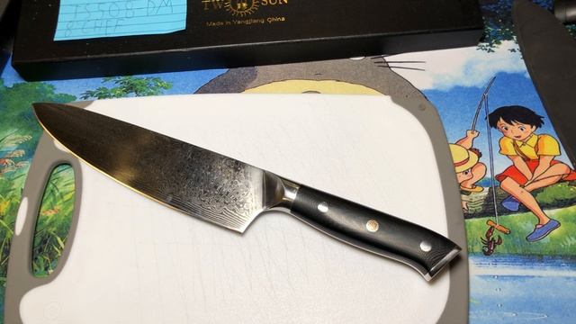 Kitchen Kutlery: TwoSun TS508-DM 8" Chef in 10Cr15MoV (Knife Content) смотреть онлайн