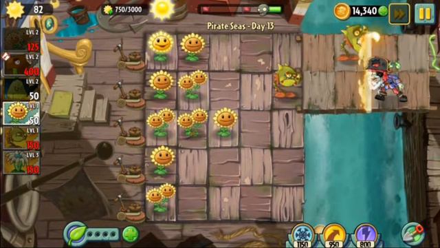 Игра задает мне челлендж! Уровень или 3000 солнц? смотреть онлайн
