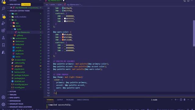 Personalizar Themes en Angular Material смотреть онлайн