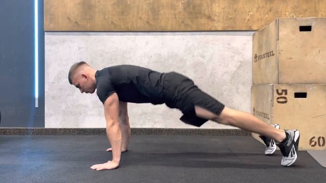 Отжимания от пола волной . смотреть онлайн