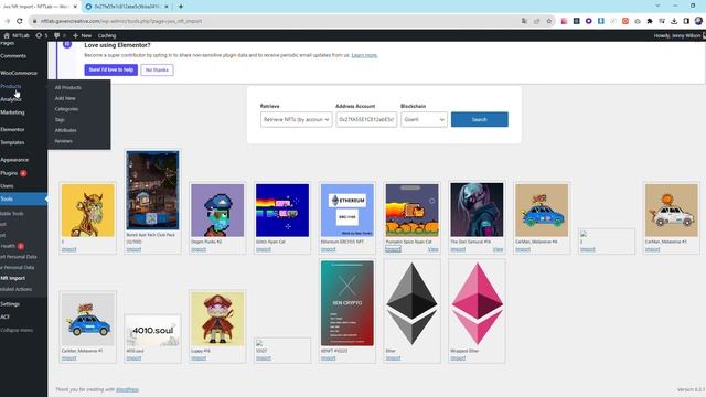 How to use NFT import - NFTLab NFT Marketplace Affiliate WordPress Theme смотреть онлайн