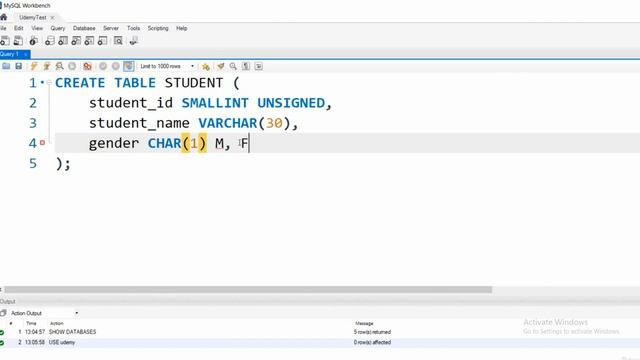 How to create a table in given database? | itexamtools.com | Sql -MySql смотреть онлайн