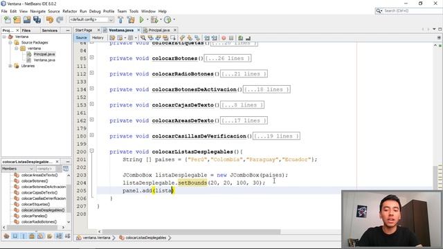 102. Programación en Java || Gráficas || Crear listas desplegables (JComboBox) смотреть онлайн