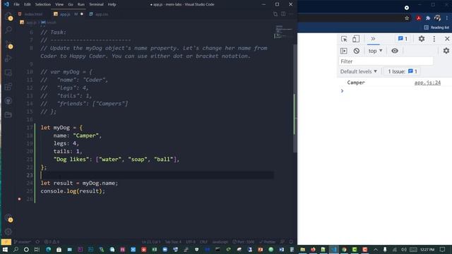 030-UPDATING OBJECT PROPERTY смотреть онлайн
