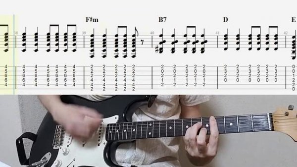 I'll Be Back - The Beatles | guitar tab easy