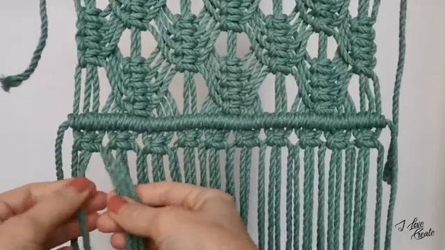 Панно макраме, маленькое панно макраме, панно на стену, macrame wal hanging_[360p] смотреть онлайн