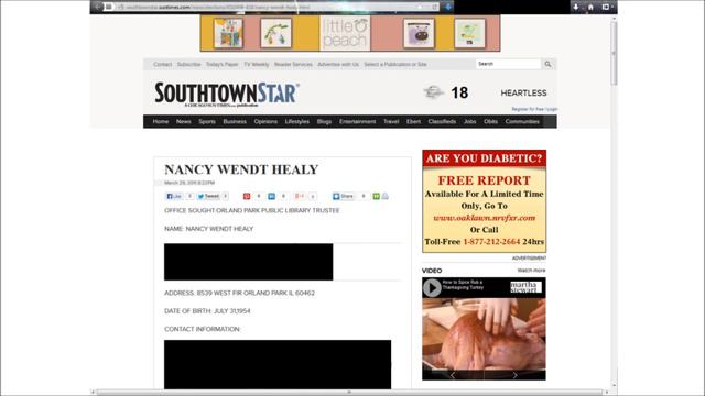 2013-11-14 = Nancy Wendt Healy calls the police on her critics! смотреть онлайн