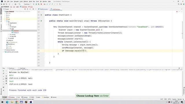 Java feladat - Kliens-szerver chat - II. rész смотреть онлайн