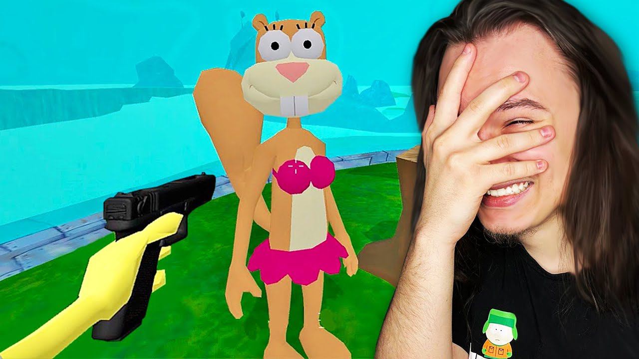 ГэТэА ШЕСТЬ про СПАНЧБОБА!! (Sponge Glock Square Pants) смотреть онлайн