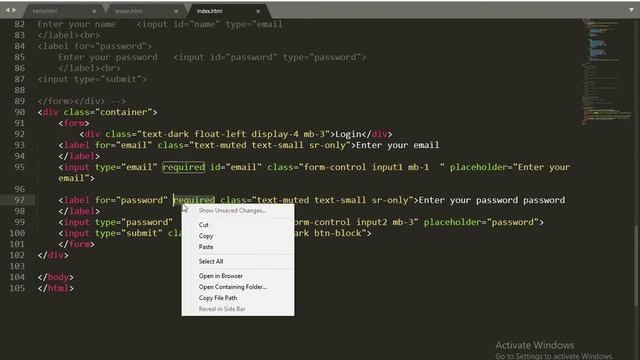 Cool Login Form With Just HTML, CSS And Bootstrap (with source code) смотреть онлайн