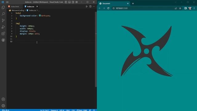 How to make a shuriken rotate, html and css. смотреть онлайн