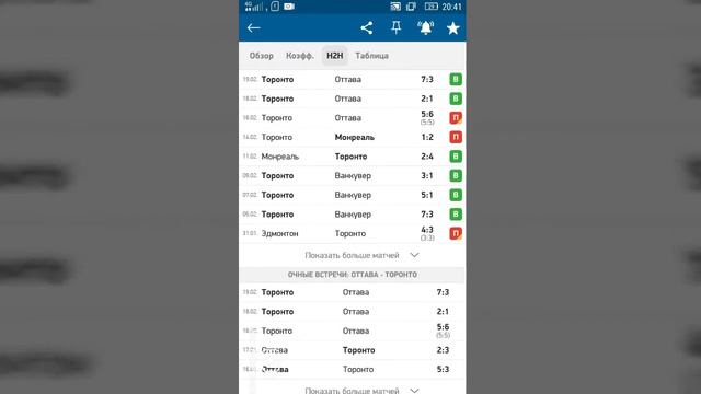 Оттава - Торонто / Тампа-Бэй - Нэшвилл | Прогноз на матчи НХЛ 15 марта 2021. смотреть онлайн