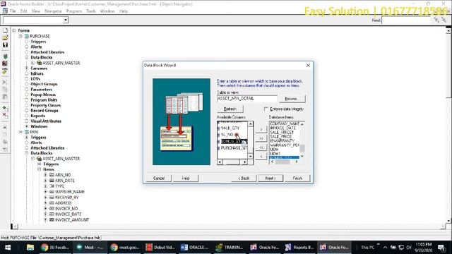 ORACLE Form and Report Master Data block SQL Class 9 Easy Solution смотреть онлайн