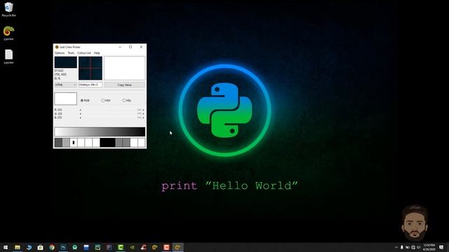 Copying any color from screen with JCPicker смотреть онлайн