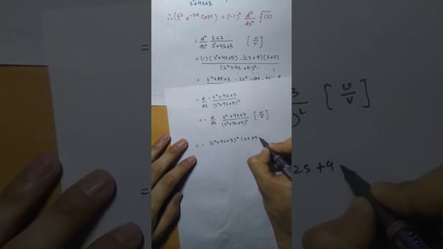 Laplace of (t^2 e^-2t Cost) very easy way to solve Laplace #engineering_mathematics смотреть онлайн