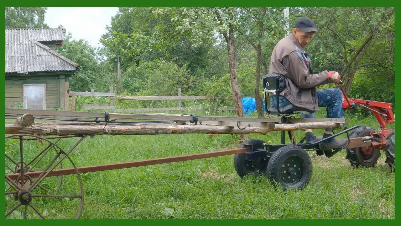 "Наколхозил" прицеп для сена, почему нет коров, индюки, деревенские будни! смотреть онлайн