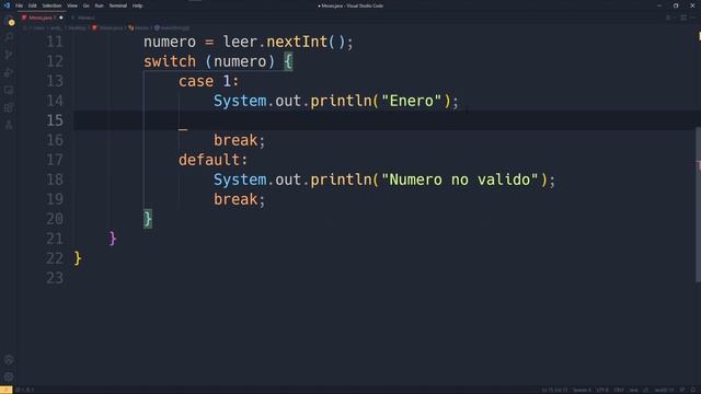 Determinar El Mes Del año por Switch en Java y C | Ejercicios Básicos de Programación смотреть онлайн