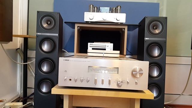 YAMAHA A-S2100 - BLUESOUND NODE 2 - KEF Q500 смотреть онлайн