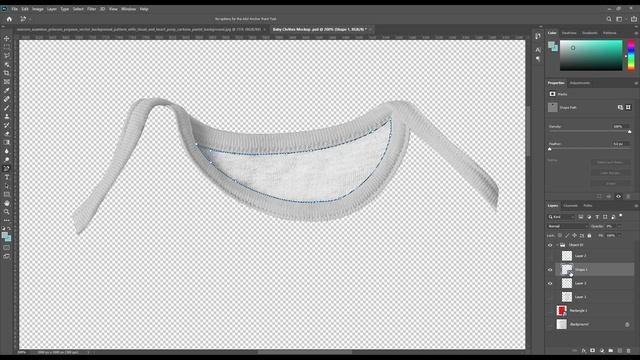 How to create a Baby Cloth Mockup| Photoshop Mockup Tutorial смотреть онлайн