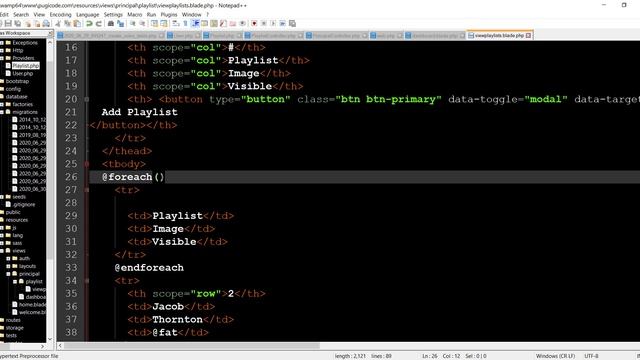 11_Laravel 7.0_@foreach Statement смотреть онлайн