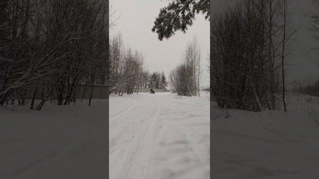 Авантис Хантер 200 по снегу. смотреть онлайн
