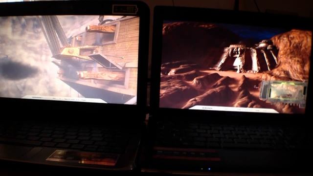 3DMark06 running on the Samsung N510 & Samsung X120 смотреть онлайн