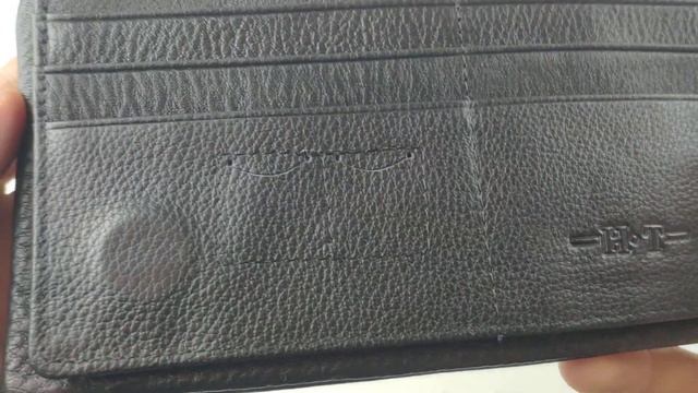 Тонкий кожаный кошелек Hight Touch 119083 смотреть онлайн