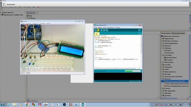 FLProg - Урок 4. Таймеры, счетчики. Как подключить LCD Дисплей смотреть онлайн