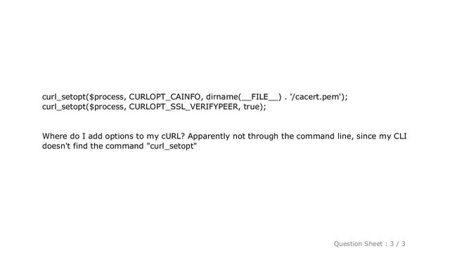 PHP : cURL error 60: SSL certificate: unable to get local issuer certificate смотреть онлайн