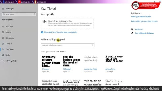 BÜTÜN PROGRAMLARA Yeni Yazı Tipi Ekleme |Yeni yazı fontu ekleme, internetten yazı tipi font indirME смотреть онлайн