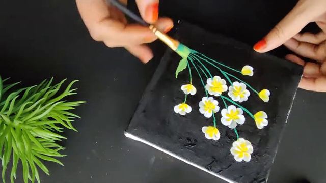 ONE STROKE PAINTING TECHNIQUE | ACRYLIC PAINTING FOR BEGINNERS | WOW CRAFT BD смотреть онлайн