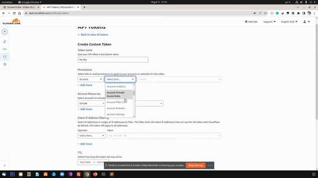 StreamTube - Cloudflare Create An API Token Key смотреть онлайн