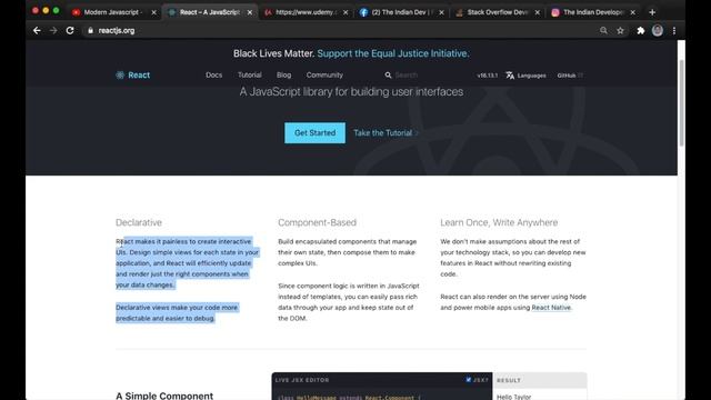 What Is React JS & Why Is It So Popular? | ReactJS in Hindi in 2020 смотреть онлайн