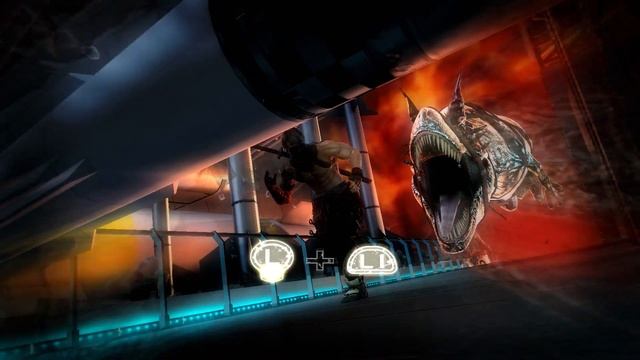 Ninja Gaiden 3: Razor's Edge - T-Rex Boss Fight (Hard Mode)