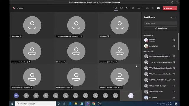 FULL STACK DEVELOPMENT USING PYTHON AND DJANGO FRAMEWORK смотреть онлайн