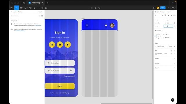Mobile App Design in Figma - Figma Tutorial for Beginners смотреть онлайн