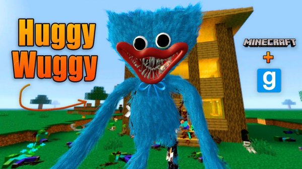 Huggy Huggy Vs Minecraft in | Garry's Mod