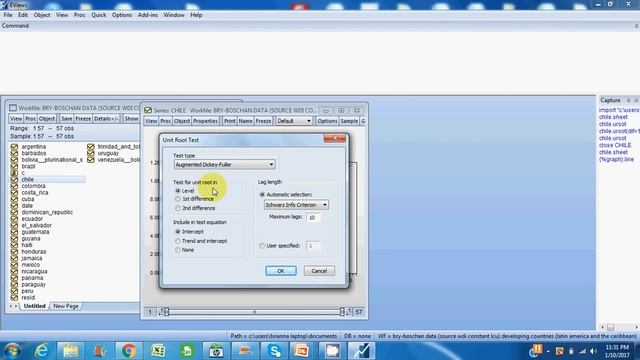 Eviews: Unit Root Testing смотреть онлайн