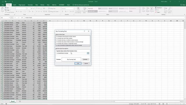 How to Highlight Rows Based on Duplicates in Excel 2016 смотреть онлайн