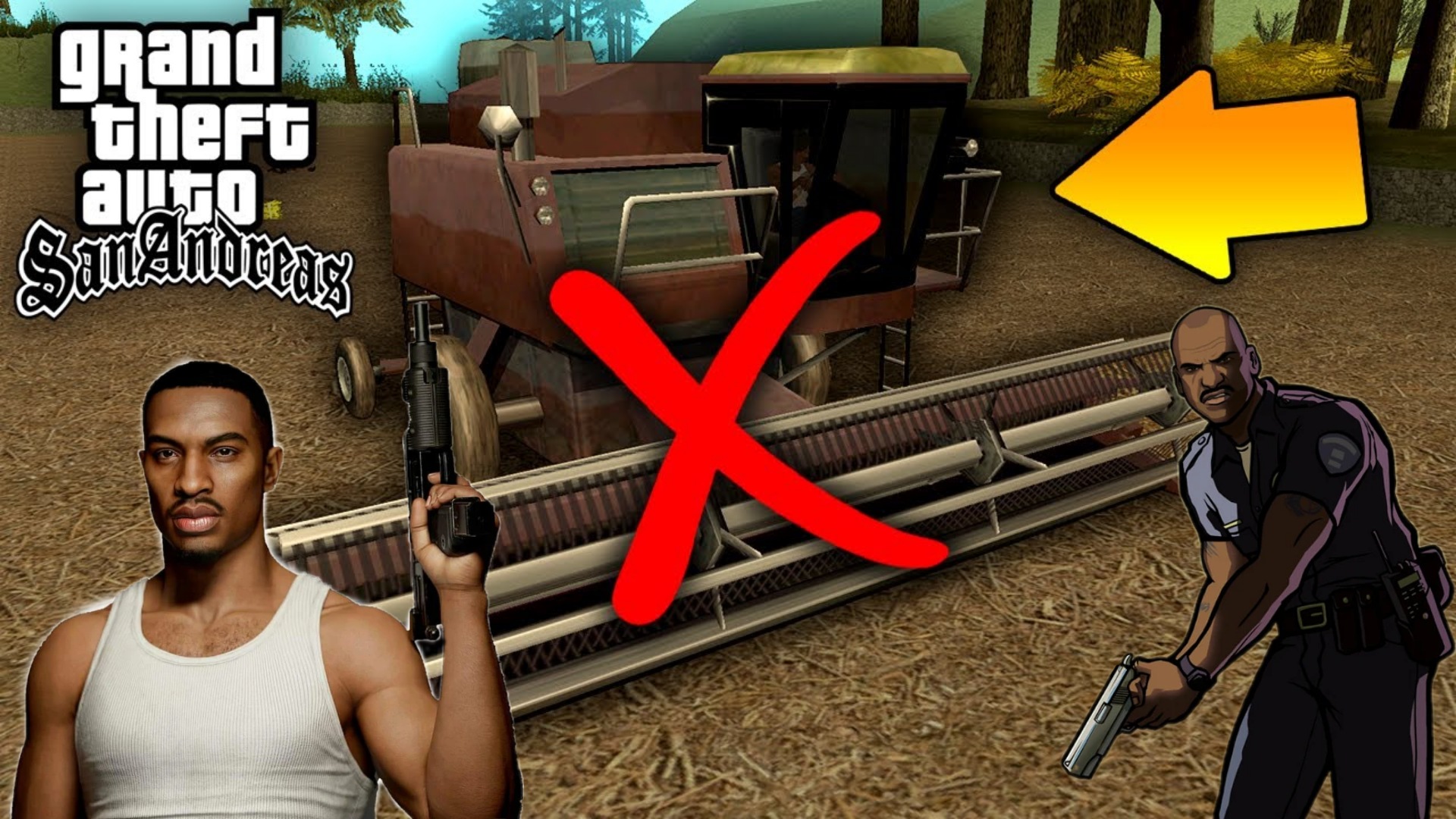 Проклятый Комбайн » Gta San Andreas : 20# смотреть онлайн