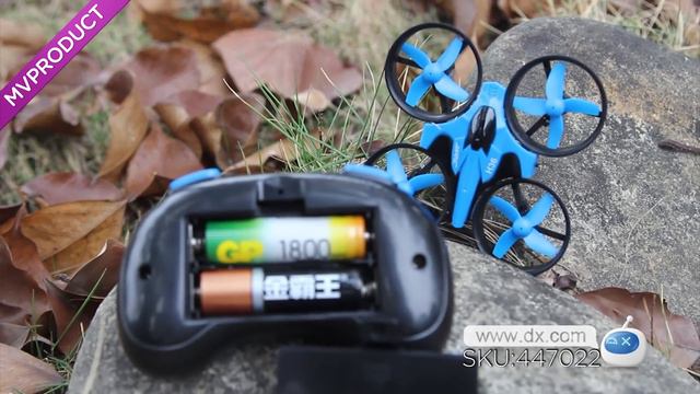 JJRC H36 2.4GHz 4CH 6 Axis Gyro RC Quadcopter - Blue + Black смотреть онлайн