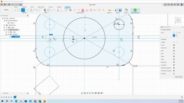 Keyplate from Autocad to Fusion смотреть онлайн